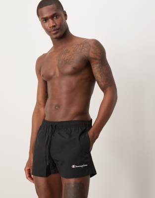 Champion Champion swimshorts in black-Navy