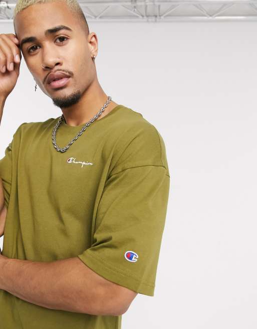 Olive green cheap champion shirt