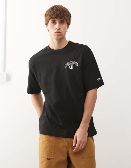 Champion - T-Shape - T-shirt in zwart, 3 van 5