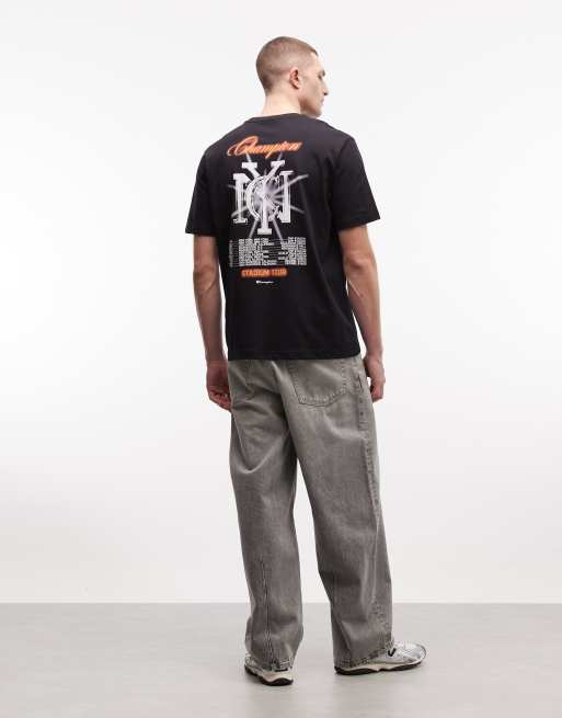 Champion - T-shirt à imprimé graphique au dos - Noir, 2 de 5