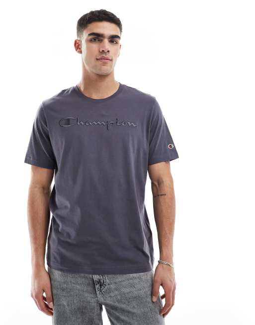 Champion - T-shirt à manches courtes - Gris