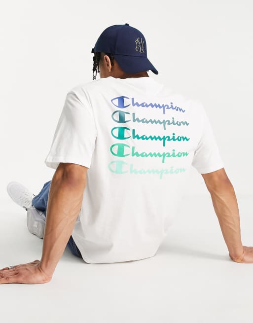 Magliette store bianca champion