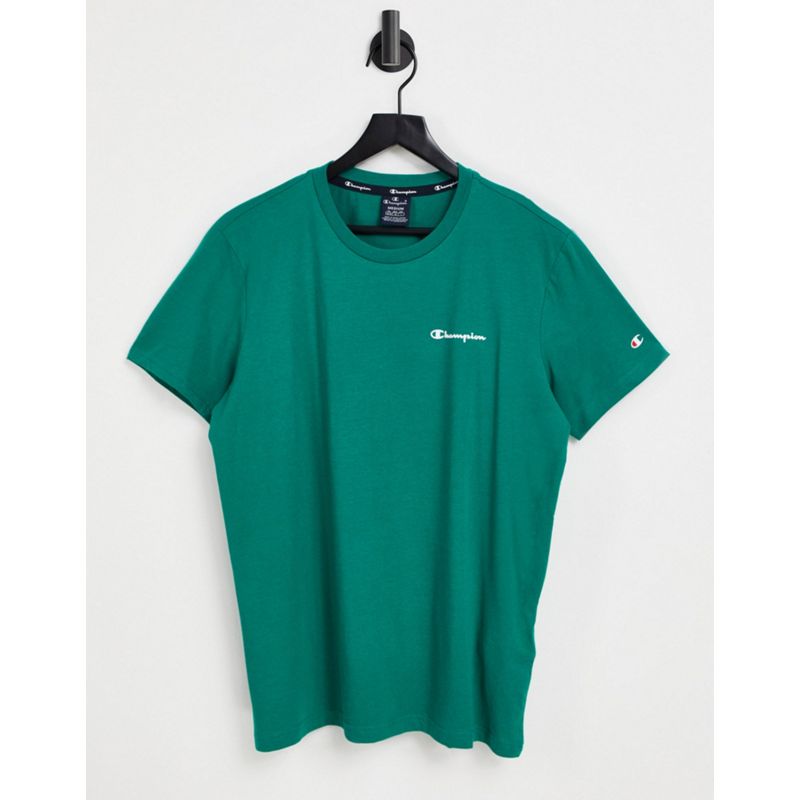 GtWJB Activewear Champion - T-shirt con logo piccolo sul petto verde