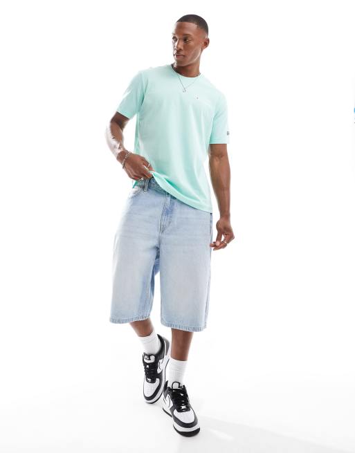 Champion - T-shirt girocollo turchese