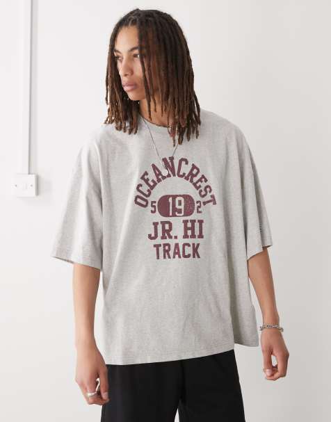Champion - T-shirt grigia con grafica - view 1