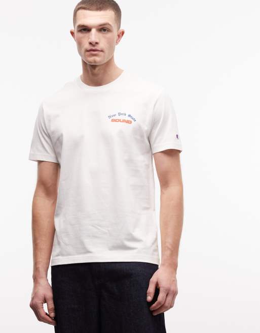 Champion - T-shirt imprimé dans le dos - Blanc, 3 de 5