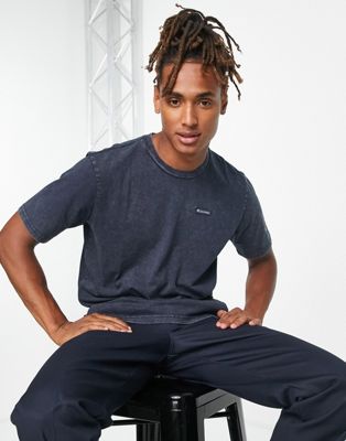 Champion t-shirt in washed navy