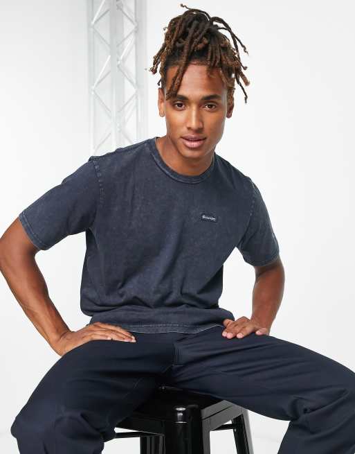 Champion t-shirt in washed navy | ASOS