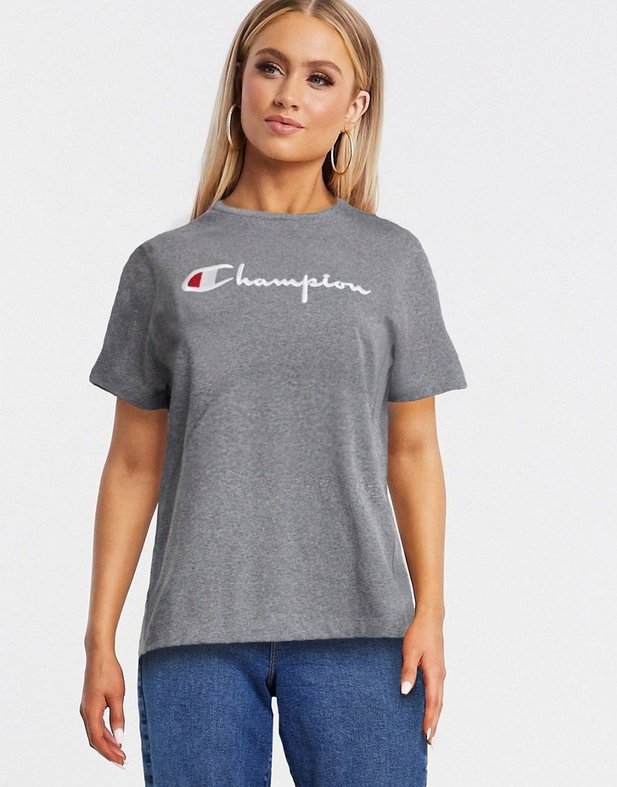 Champion - T-shirt med logga-Svart
