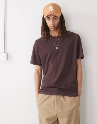Champion - T-shirt ras de cou - Marron