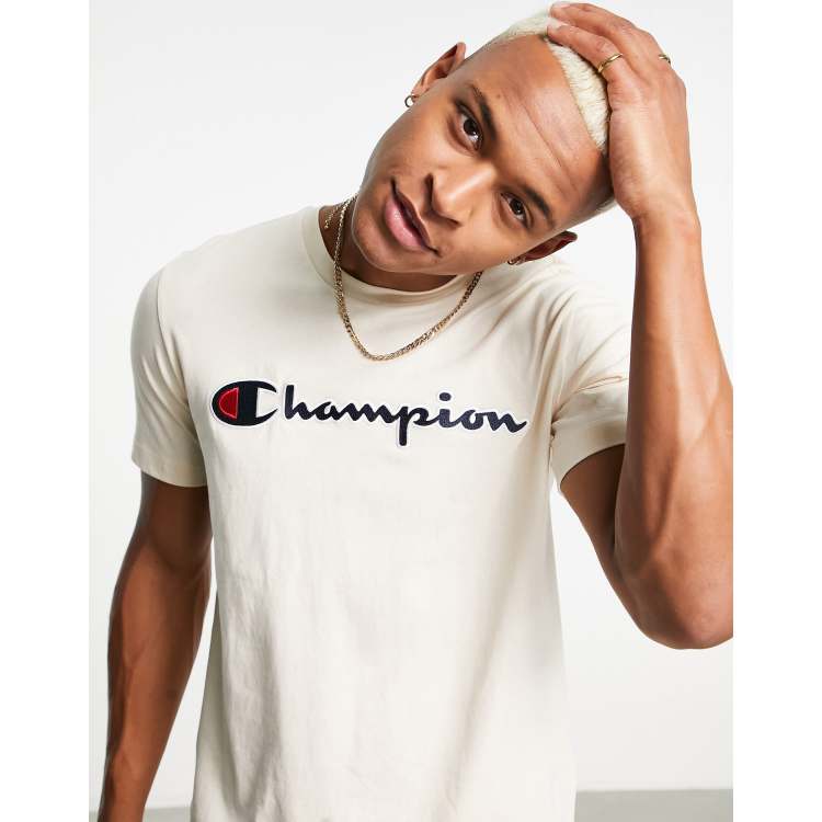 Champion core outlet script t-shirt