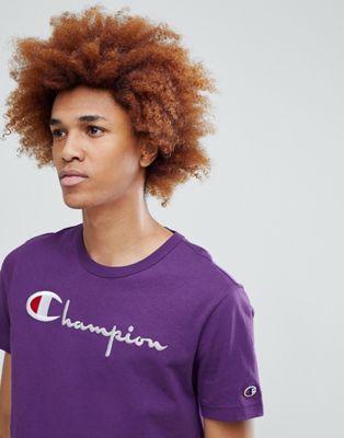 champion t shirt purple