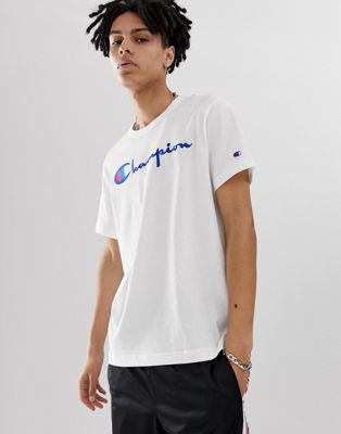 Champion t-shirt with large logo in 