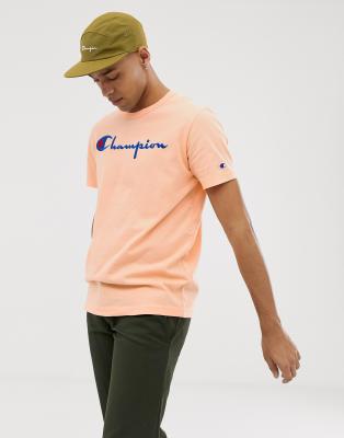 peach champion sweatpants