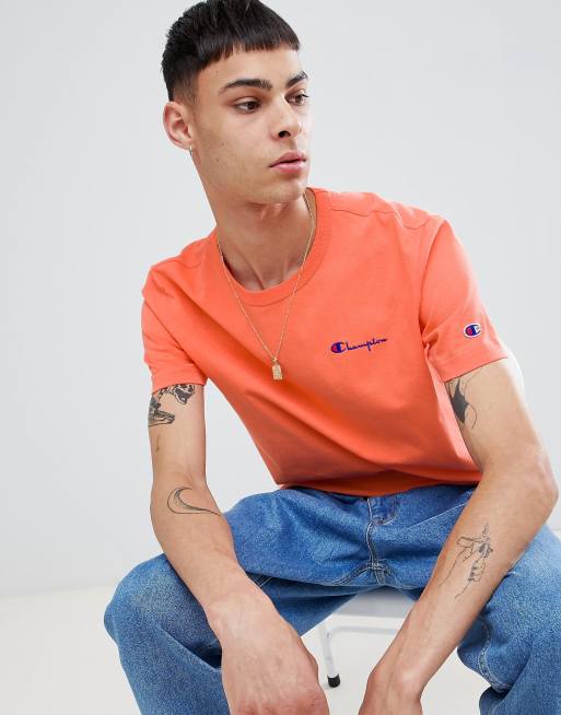 Peach champion t hot sale shirt