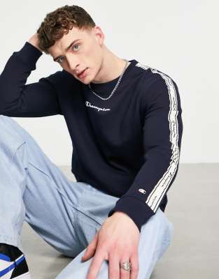 Champion taping sweatshirt in navy