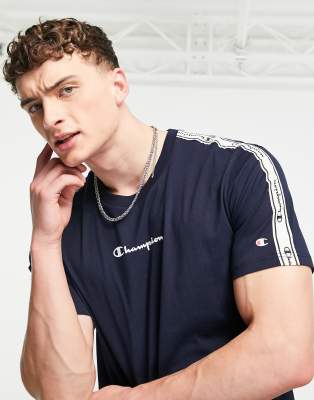 Champion taping t-shirt in navy