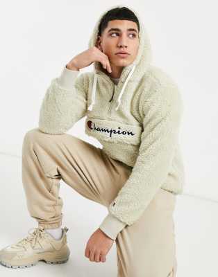 Champion teddy fleece in sand-Brown