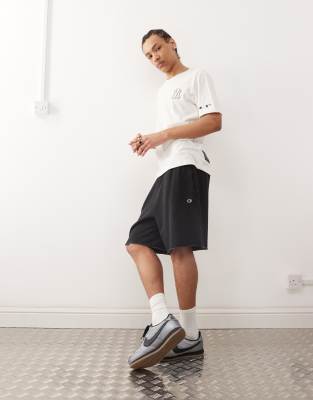 Champion Champion Time Capsule washed look shorts in black