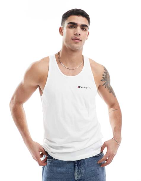 Champion - Top senza maniche bianco - view 1