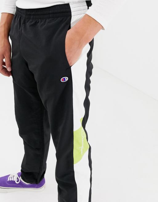 Champion sweatpants store side stripe