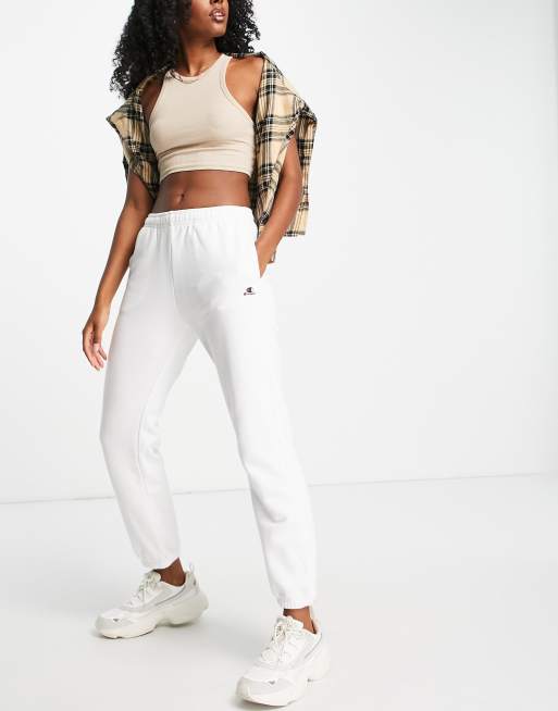 Champion trackies with small logo in white