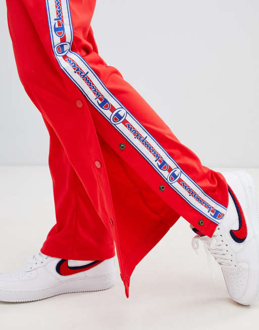 Se internettet identifikation mosaik Champion tracksuit bottoms with logo taping co-ord | ASOS