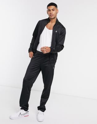 black champion tracksuit