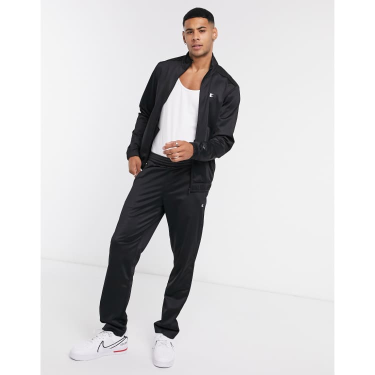 Champion black store sweat suit