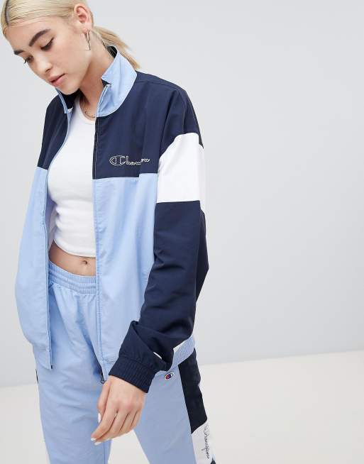 Weg huis congestie ontsnapping uit de gevangenis Champion Tracksuit Top In Color Block two-piece | ASOS