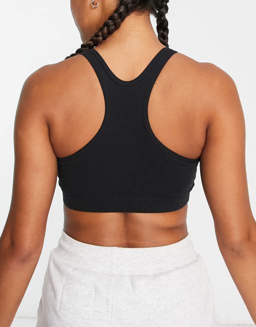 Champion Training large logo sports bra in black