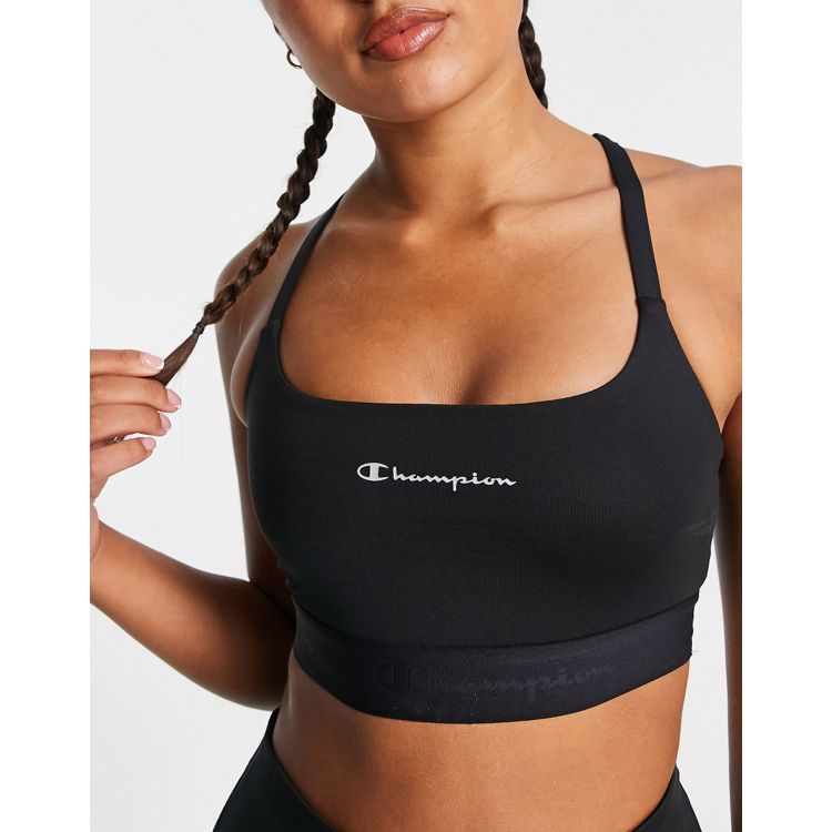 Juicy Couture active sports bra in black (part of a set)