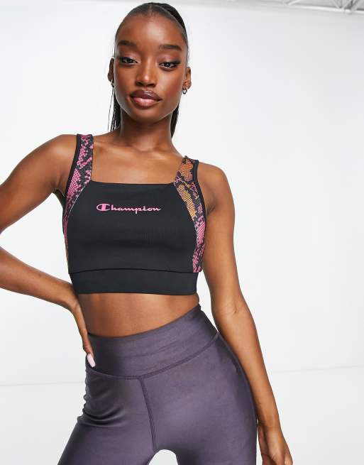 Champion Fashion Sports Bra Black