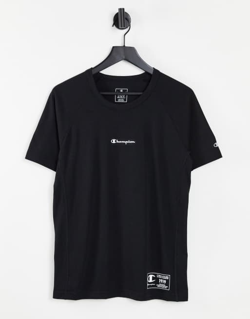 Champion training t-shirt with large logo in black | ASOS