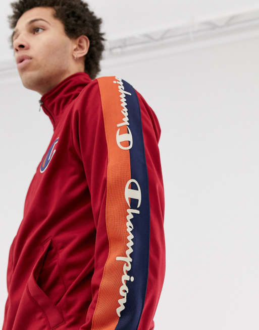 Champion big outlet logo track jacket