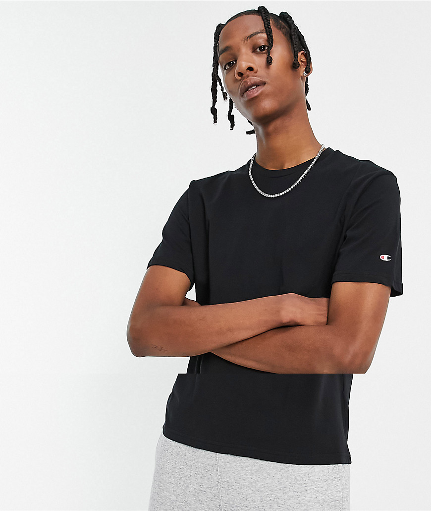 Champion two pack logo t-shirts in grey and black-Multi