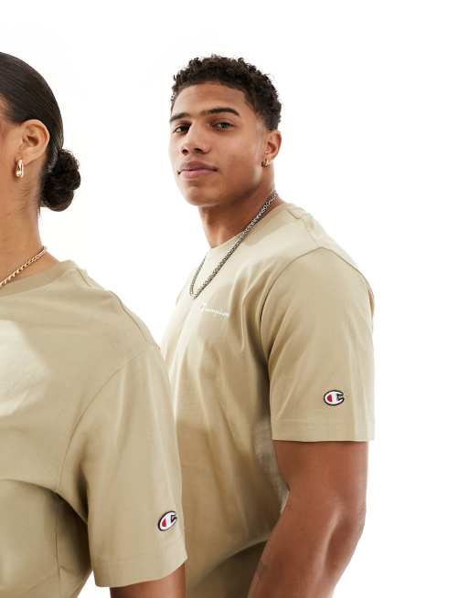 Beige champion sales shirt