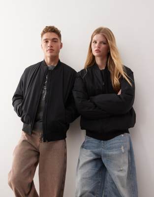 Champion - Unisex-Bomberjacke in Schwarz