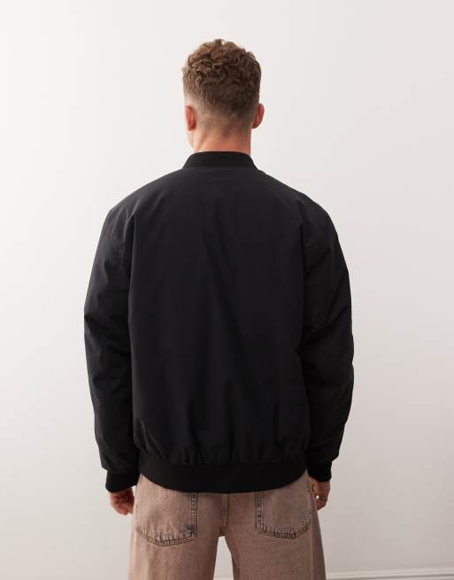 Champion – Unisex-Bomberjacke in Schwarz, 2 von 4