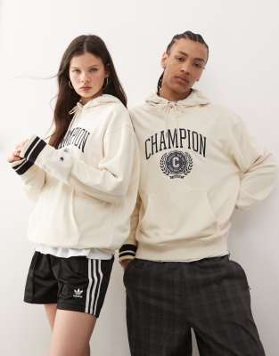 Champion Champion unisex College hoodie in white