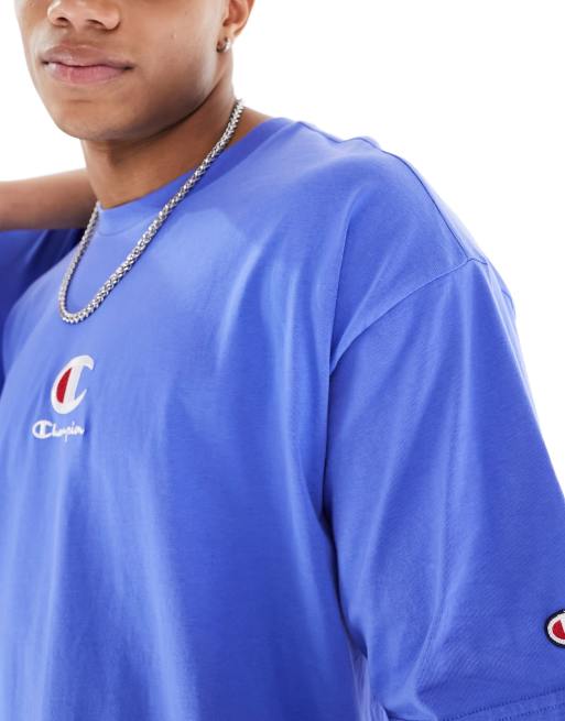 Champion blue cheap crew neck