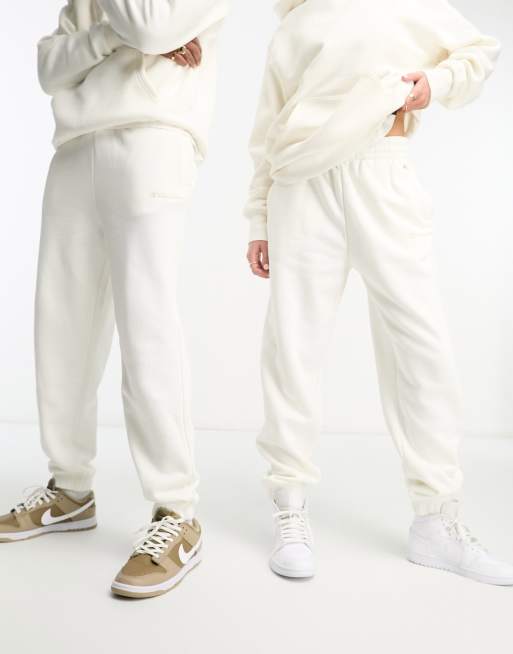 Cream hot sale champion sweatpants