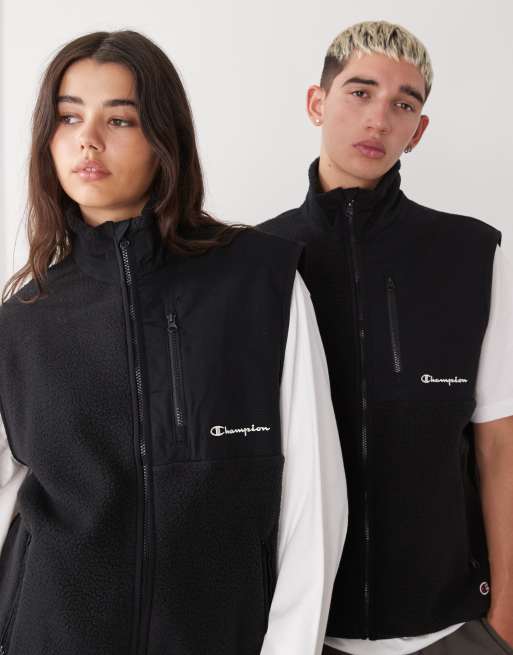 Champion - Unisex - Sort polstret vest, 4 af 4