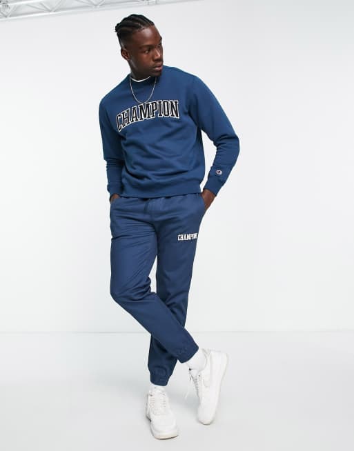 Champion sweater hotsell dark blue sneakers