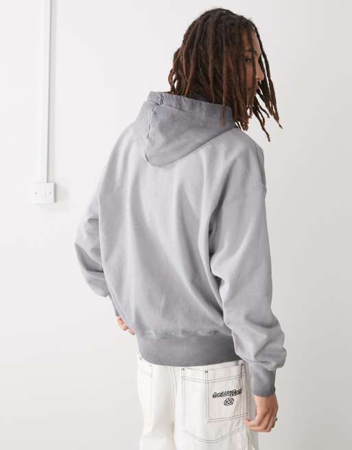 Champion Vasket sort hættetrøje med grafik ASOS