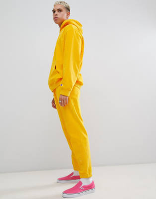 champion yellow joggers