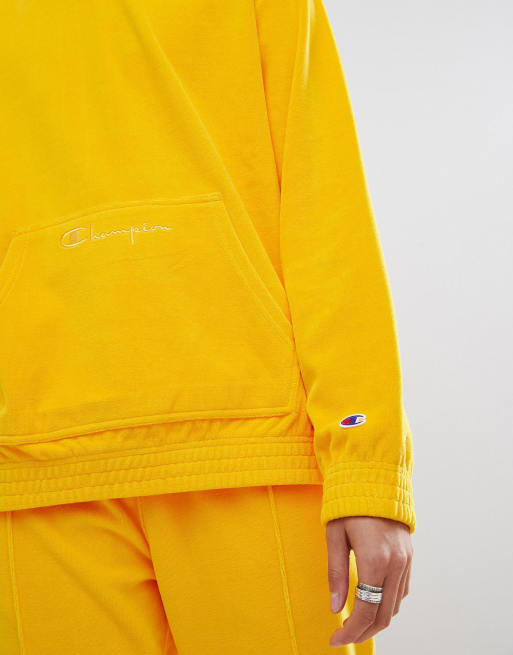 Champion sweater shop oversized yellow