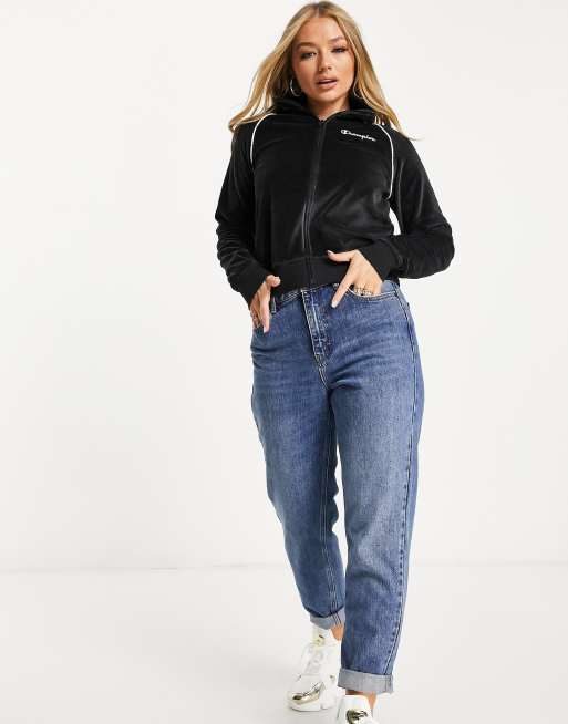 Velour hot sale tracksuit jacket