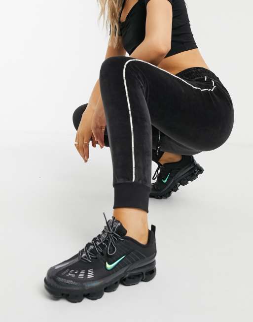 Champion - Velours joggingbroek in zwart
