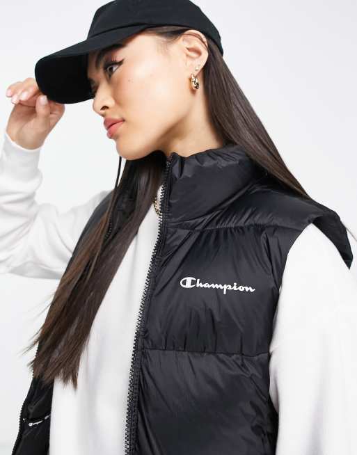 Champion Veste sans manches avec petit logo Noir ASOS